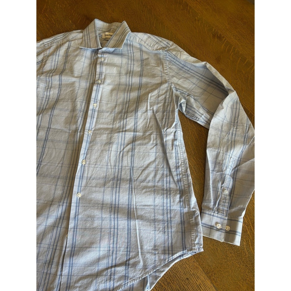 Calvin Klein‎ Men's Slim Fit Dress Shirt – Size 16  34/35 - Picture 3 of 12